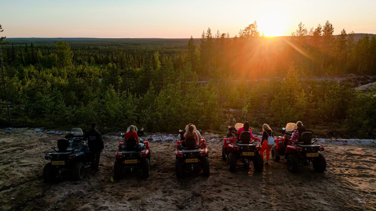 Quad bike safari, Pure Lapland, Rovaniemi, Finland, tour, Midnight Sun