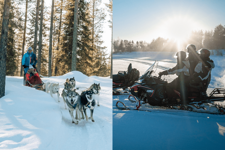 husky safari, Pure Lapland, Rovaniemi, Finland, tour, Snowmobile