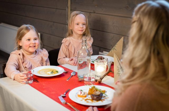 Lunch at hotel Metsähirvas pure lapland rovaniemi