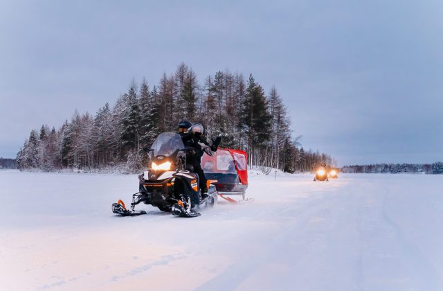 Snowmobile safari pure lapland rovaniemi