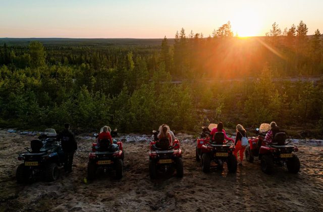 Quad bike safari, Pure Lapland, Rovaniemi, Finland, tour, Midnight Sun