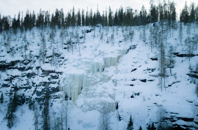 Korouoma canyon, waterfalls, Pure Lapland, Rovaniemi, Finland, tour